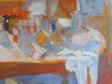 Day Table 2009  92x76cm oil on canvas