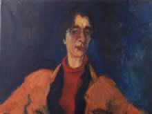 Self portrait as Someone Else  - 2001 - oil on canvas - 92x76